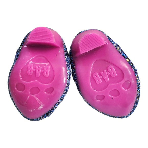Build-A-Bear Glittery Sparkling Purple Boots - Picture 4 of 4
